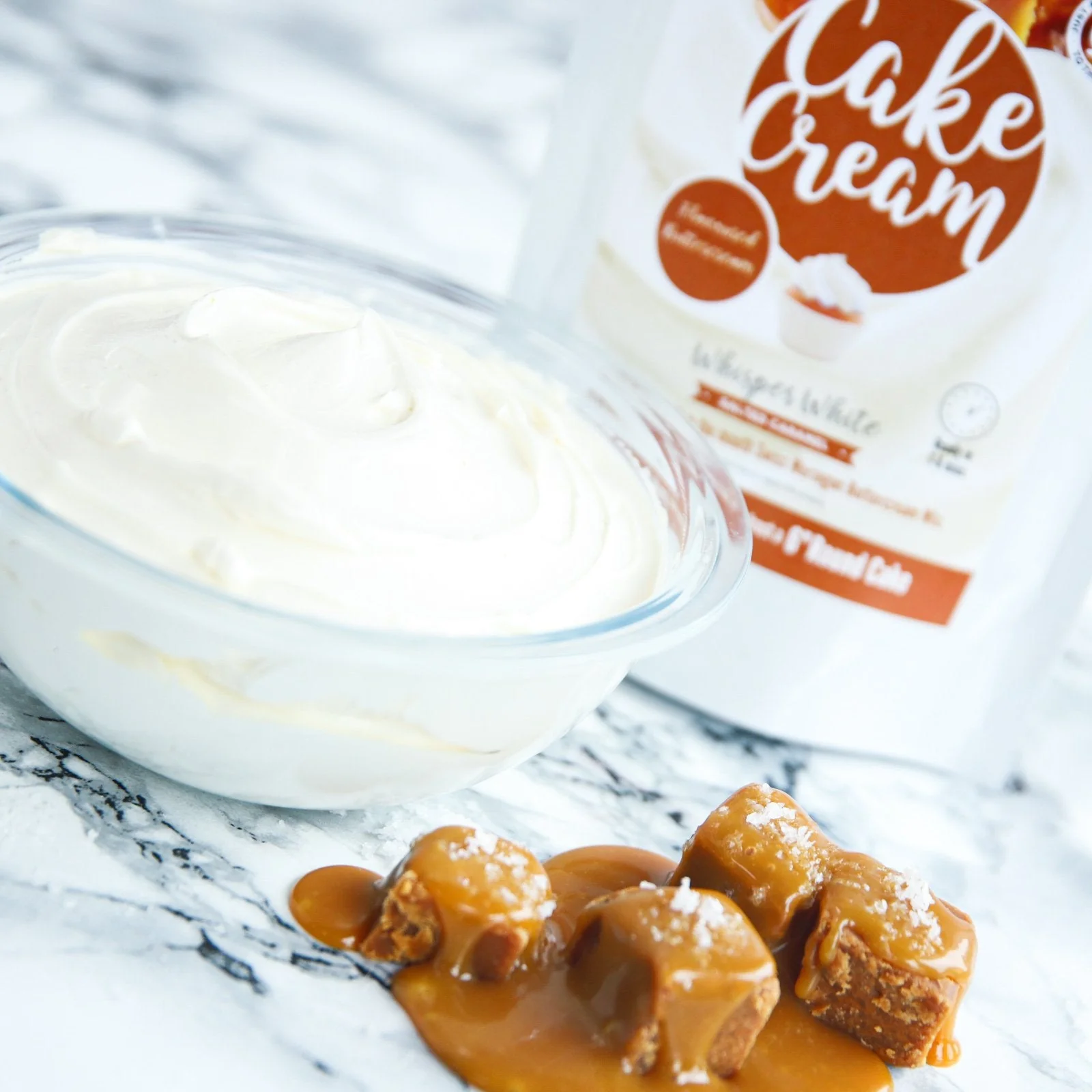 Cake Cream - Whisper white - Salted Caramel - Image 2