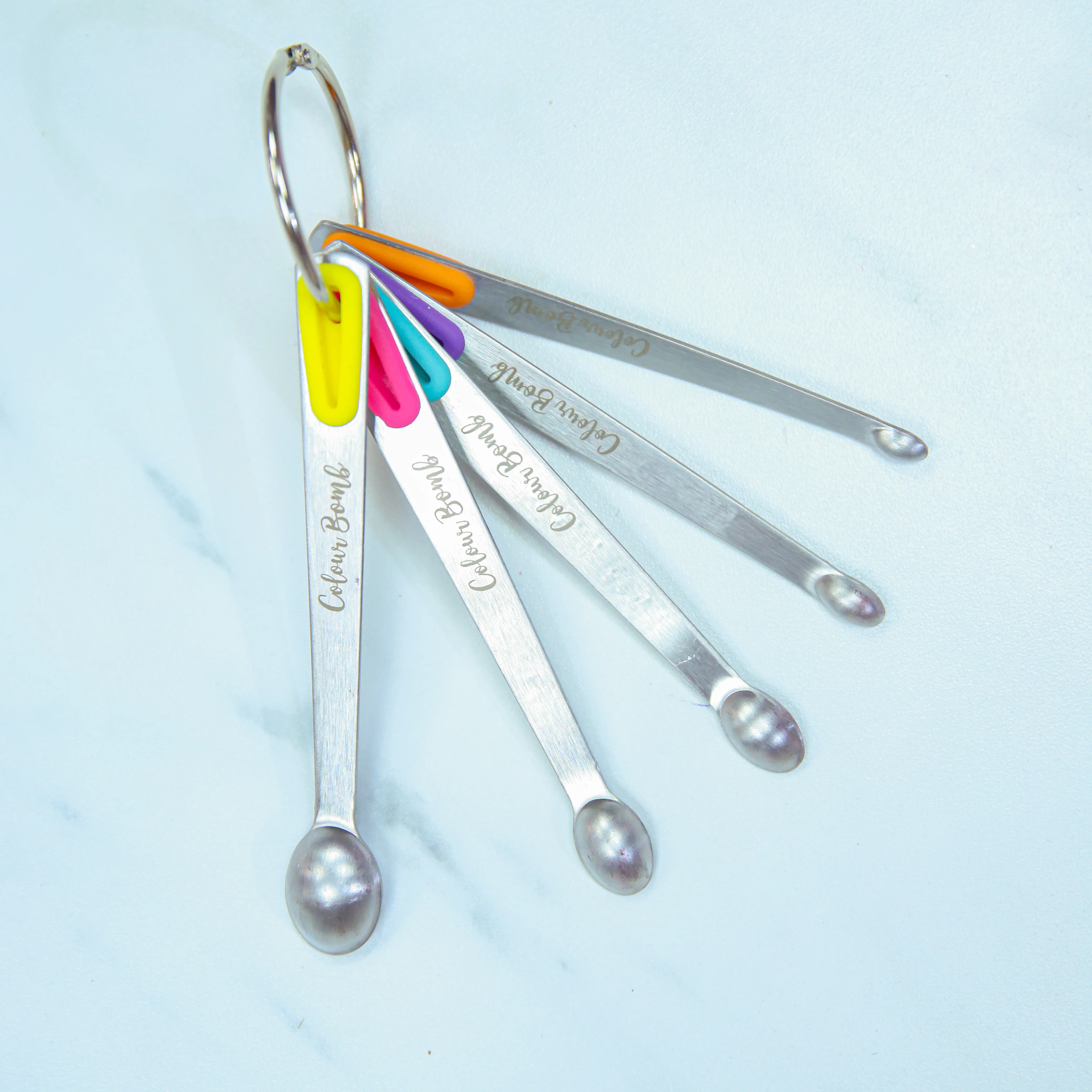 Colour Bomb - Mini Measuring Spoons (Set of 5) - Image 9