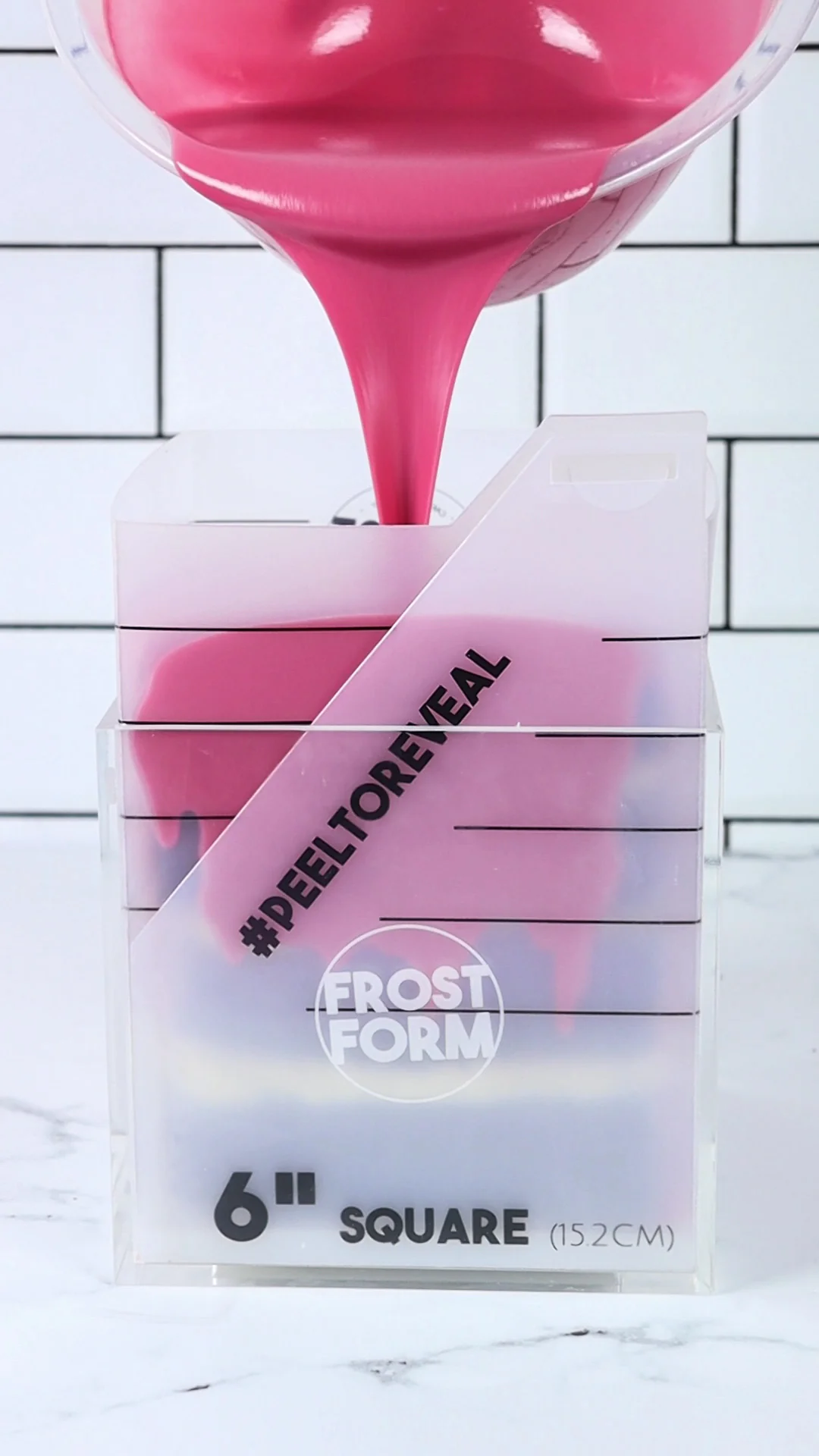 Frost Form - 8” - 20cm - Square - Cake Decorating Kit - Buttercream & Ganache icing system - Image 2