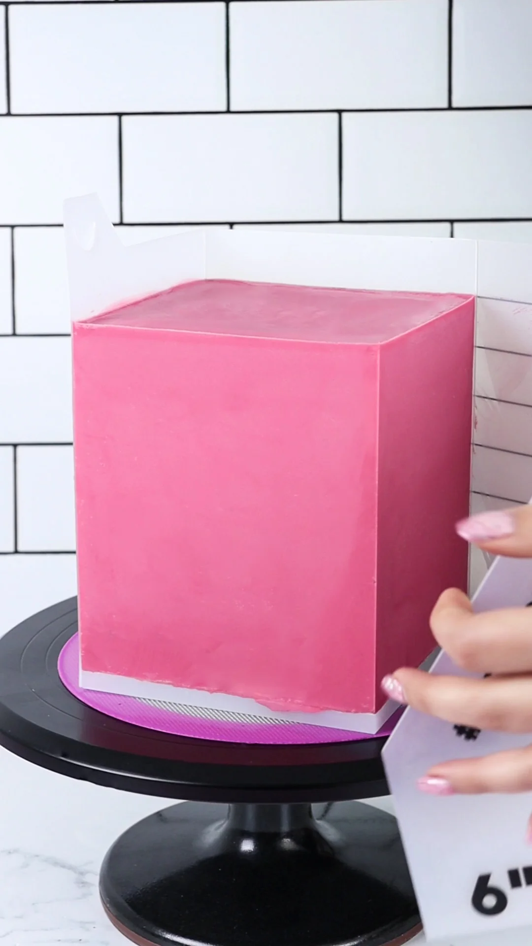 Frost Form - 8” - 20cm - Square - Cake Decorating Kit - Buttercream & Ganache icing system - Image 3