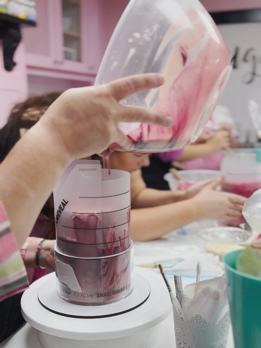 June 6th - Frost Form  - Neon Disco Cake Class - Image 5