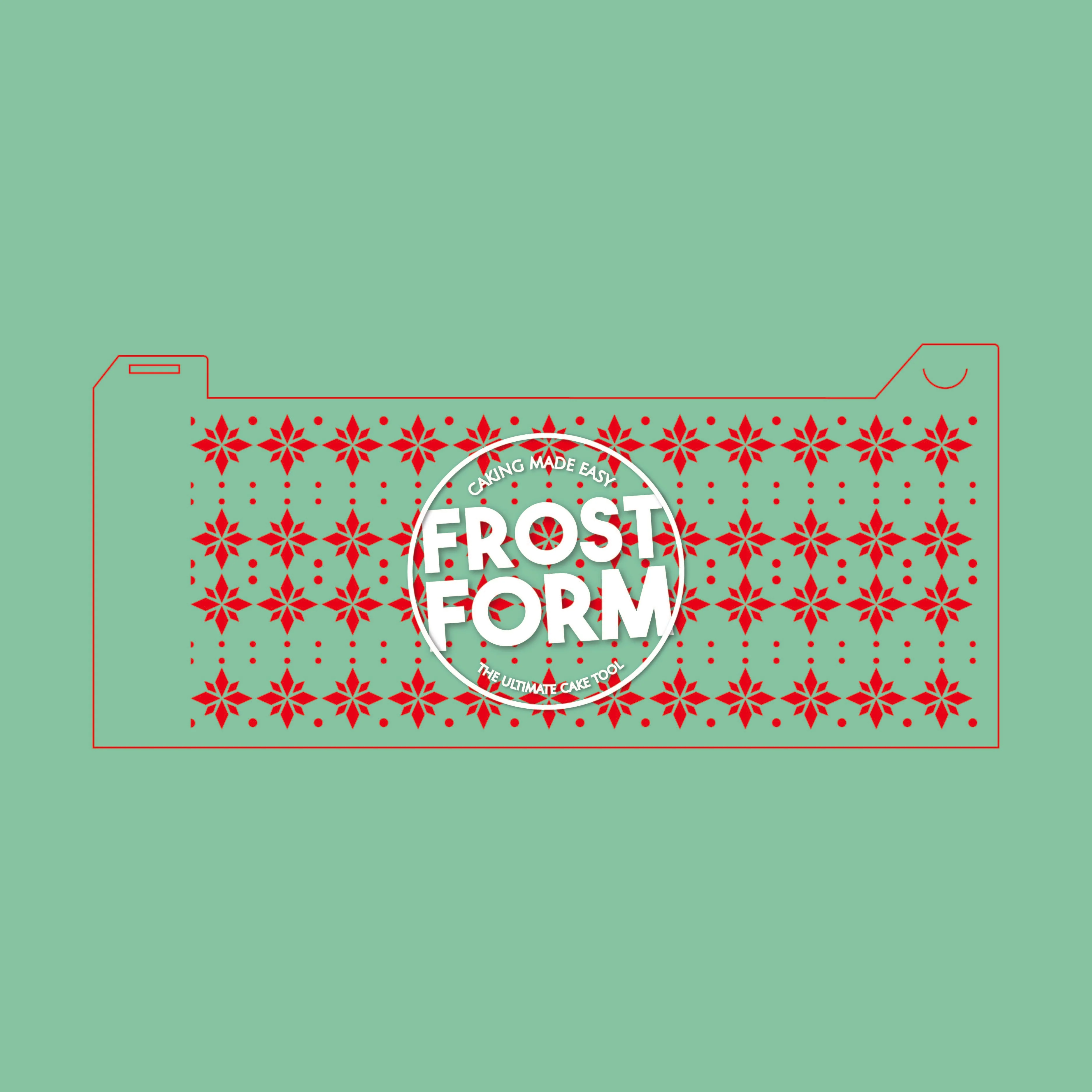 Frost Form - 6" Round Stencil - Nordic - Image 3