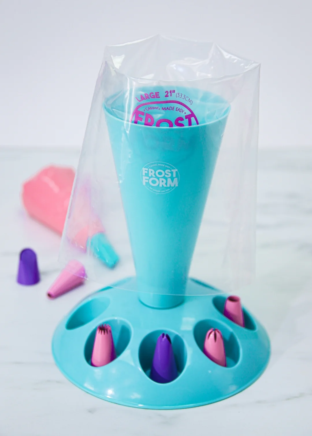 Frost Caddy - Piping Bag & Nozzle Stand (Nozzles & Piping Bag not included) - Image 3