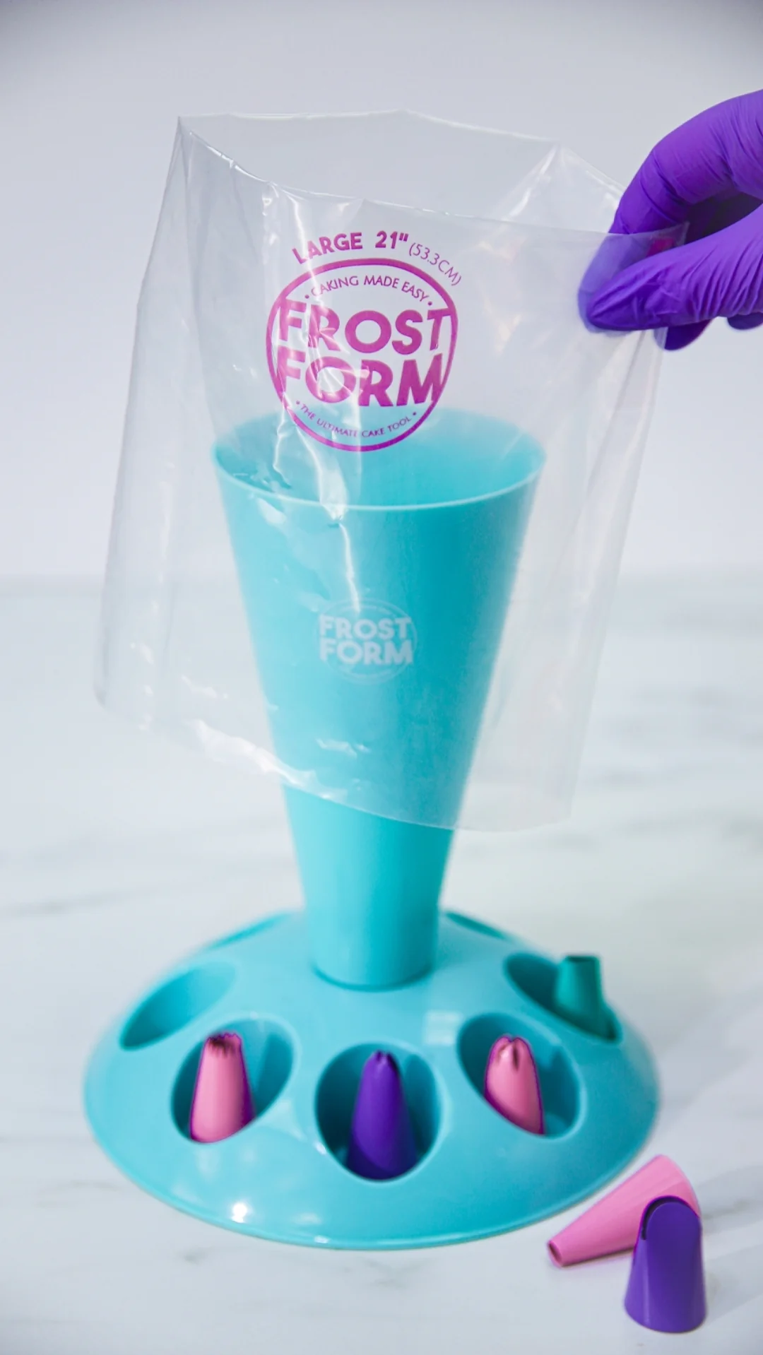 Frost Caddy - Piping Bag & Nozzle Stand (Nozzles & Piping Bag not included) - Image 4
